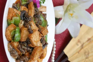 蝴蝶参烧豆腐   15元