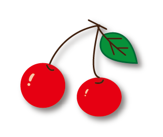 透明背景樱桃素材