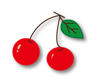 透明背景樱桃素材