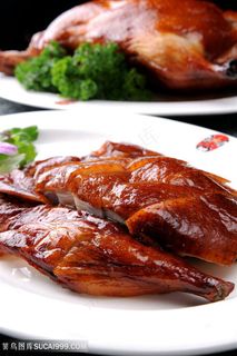 港式烤野鸭的美食图片