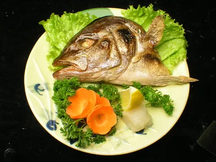 粤菜1546烤黄师鱼头s32 粤菜1546烤黄师鱼头s32