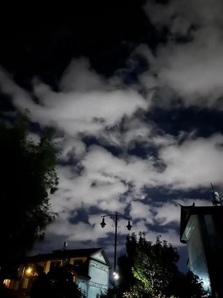 黑白色幽远沉寂风夏季旅游夜空照