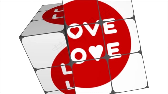 爱, 象征, 感情, 立方体