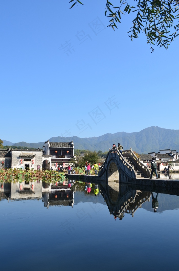 安徽, 宏村, 风景安徽 宏村 风景