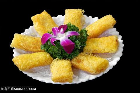 鳕鱼卷的美食图片