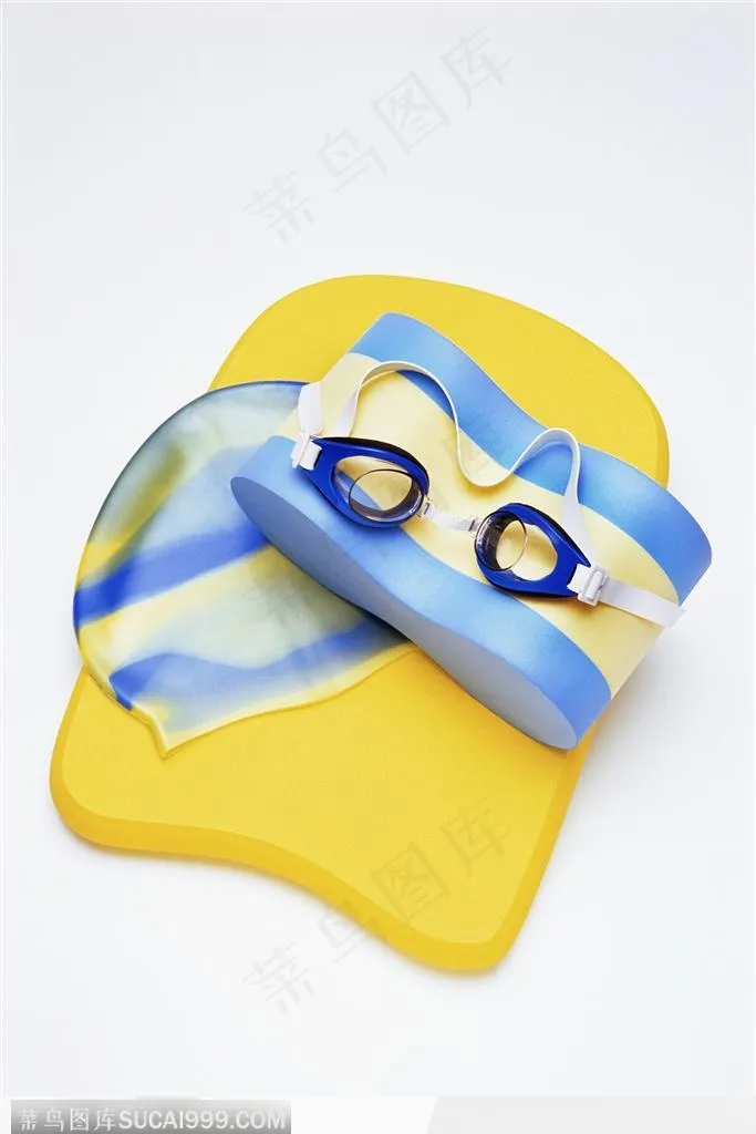 运动装备-黄色的游泳板