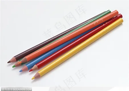 办公用品-堆放的彩铅 办公用品-堆放的彩铅