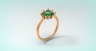 宝石戒指图片