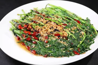 R01523虾米煎茼蒿