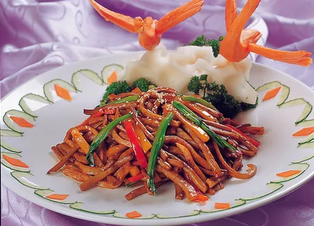 95X-051茶树菇炒爽肚 95X-051茶树菇炒爽肚