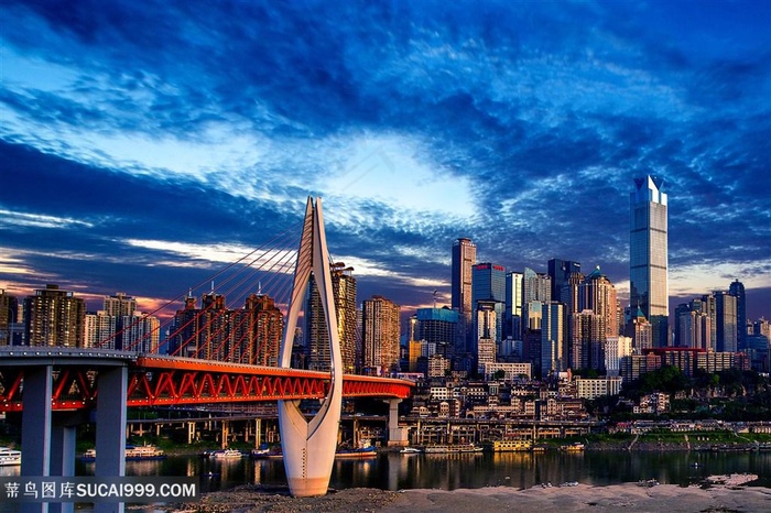 千厮门大桥景色风景旅游景点