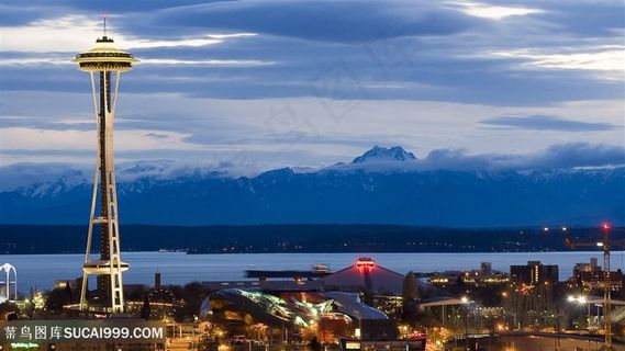 海景建筑风景画壁纸