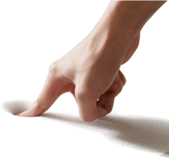 手势按压免抠png