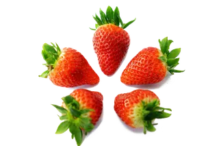 草莓   水果  免抠