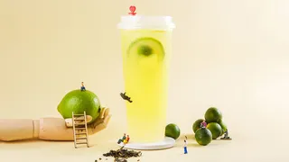 奶茶店水果茶饮品特饮高清图金桔爆柠茶