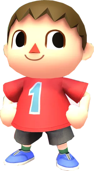 动森村长人物形象卡通