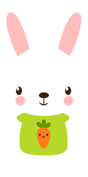 卡通动画动画小动物小兔子免扣PNG手绘插画图片素材 (45)