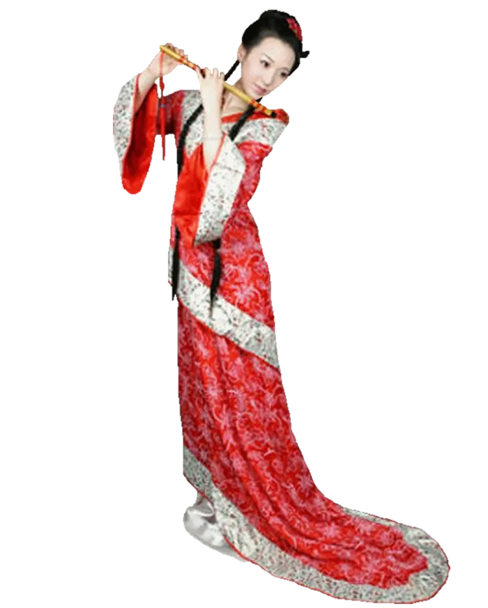 35 (2)免抠元素 免抠摄影 美女 人物 服装 古风 演奏