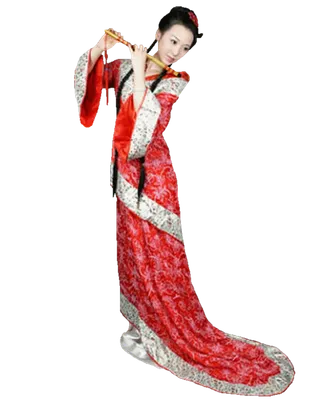 35 (2)免抠元素 免抠摄影 美女 人物 服装 古风 演奏