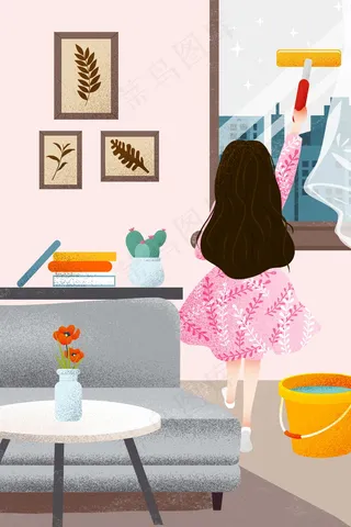 五一劳动节插画 