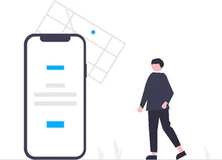 2.5d手机界面插画小图标素材