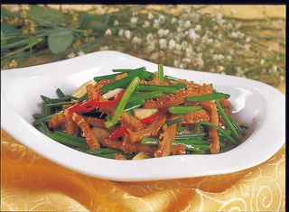 0911XC-453韭菜炒金钱肚