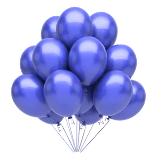 气球深蓝色气球免抠图