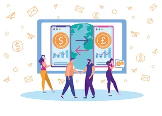 扁平化人物场景办公互联网等距ai矢量设计网页海报UI素材插画