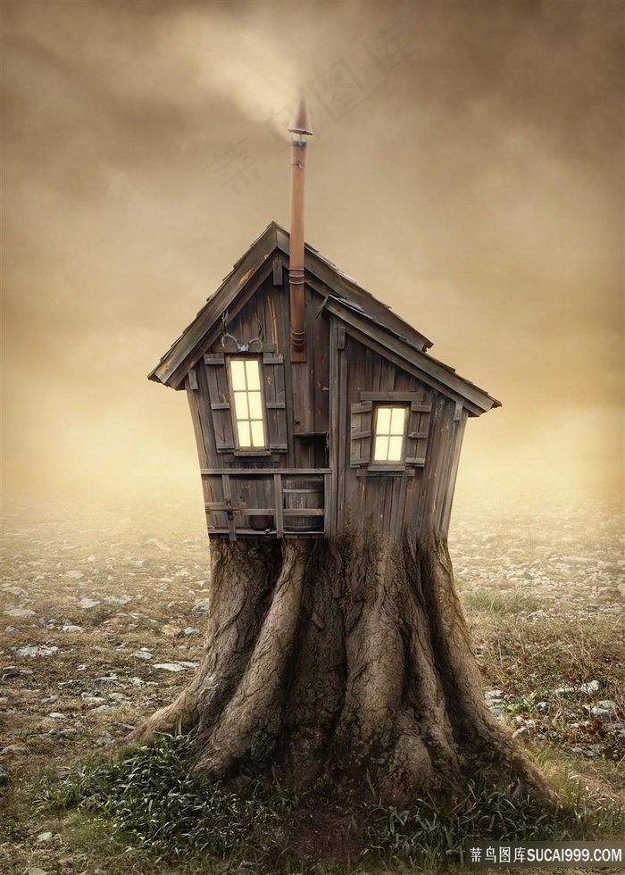 梦幻童话大树世界唯美风景图片