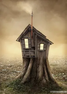 梦幻童话大树世界唯美风景图片