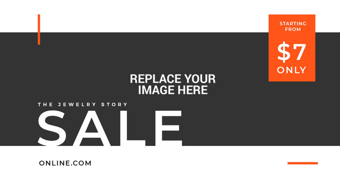 设计英文广告销售横幅素材