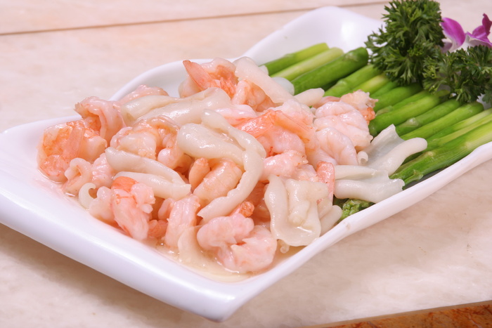 鲜芦笋爆双脆-华谊楼