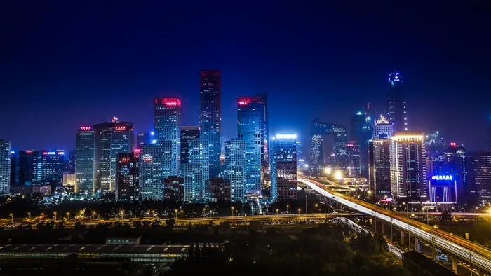北京城市夜景