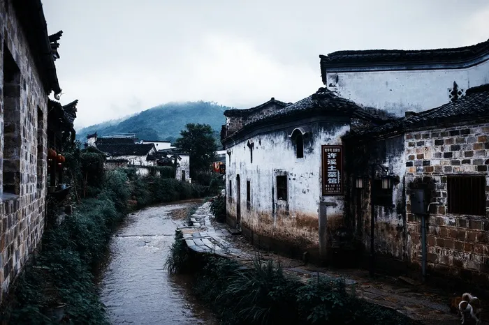 安徽查济古村风景图片-第1张