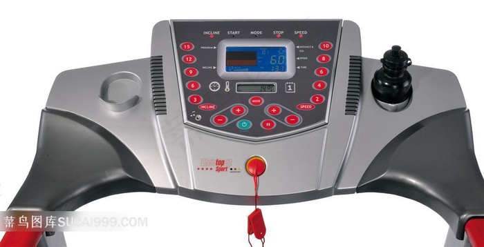 高清健身跑步机局部特写
