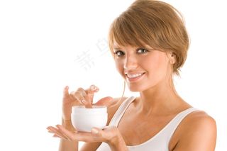 化妆品美女图片