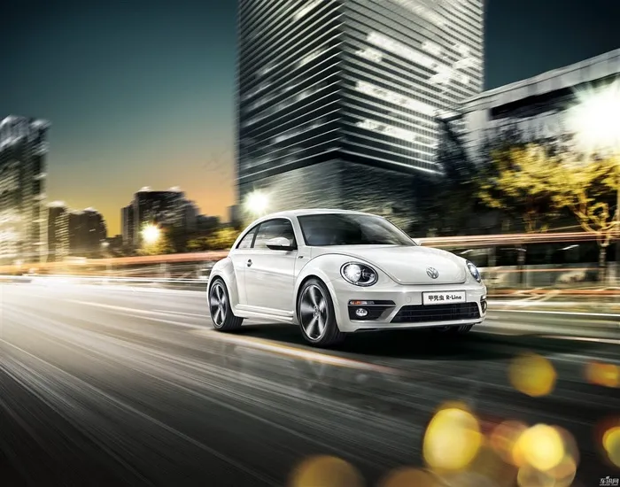 白色甲壳虫动力篇汽车广告