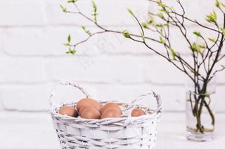 一篮子鸡蛋图片