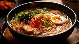 美味面条摄影图