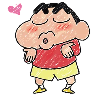 蜡笔小新可爱动画人物免扣素材