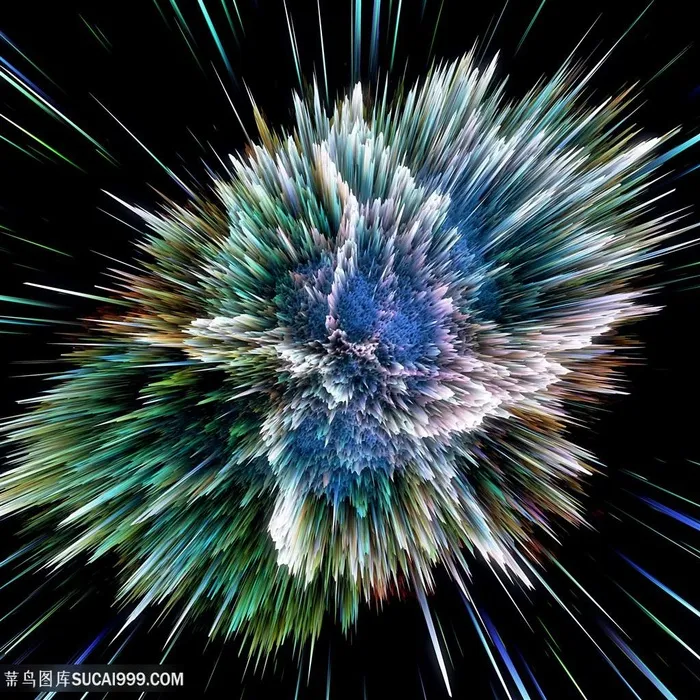 炫彩动感光线背景