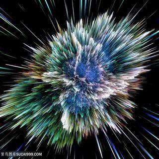 炫彩动感光线背景