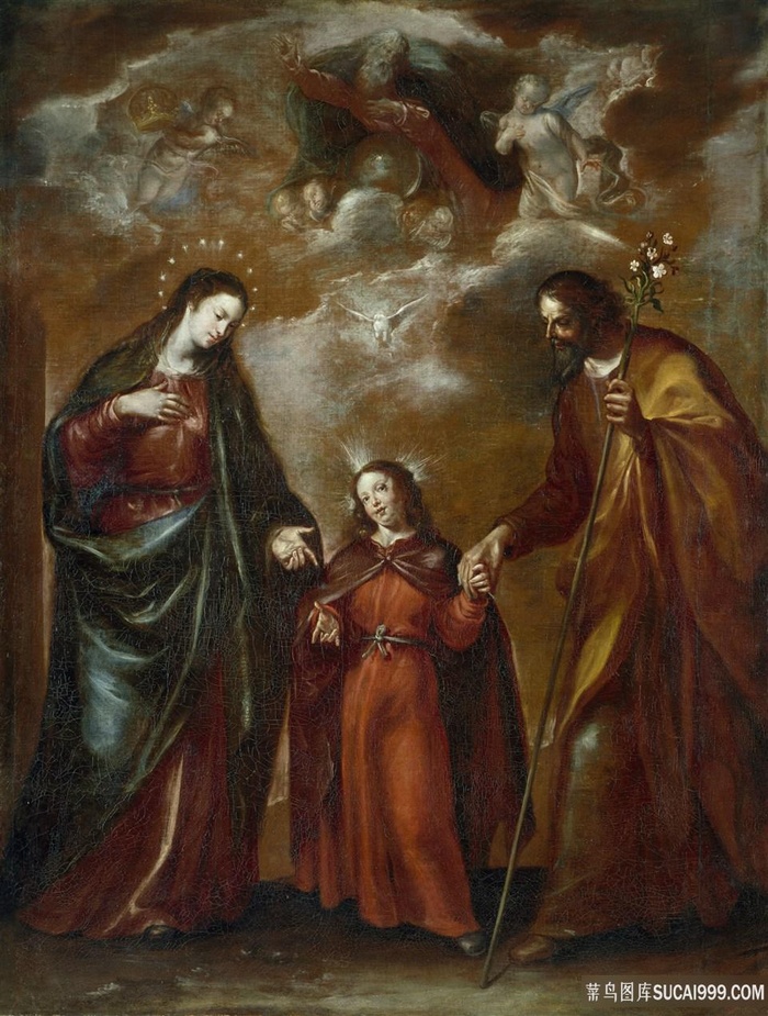 卡米洛，弗朗西斯科，拉-圣家庭，拉-特里尼达风景画