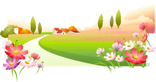 卡通春季谷雨素材