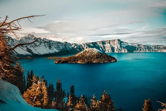 冬天自然背景风景