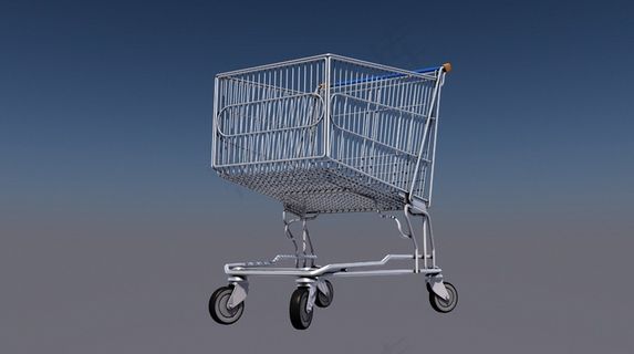 超市购物车图片