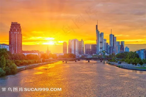 德国海滨城市建筑高清图片