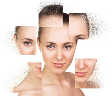 脸部多问题细节图