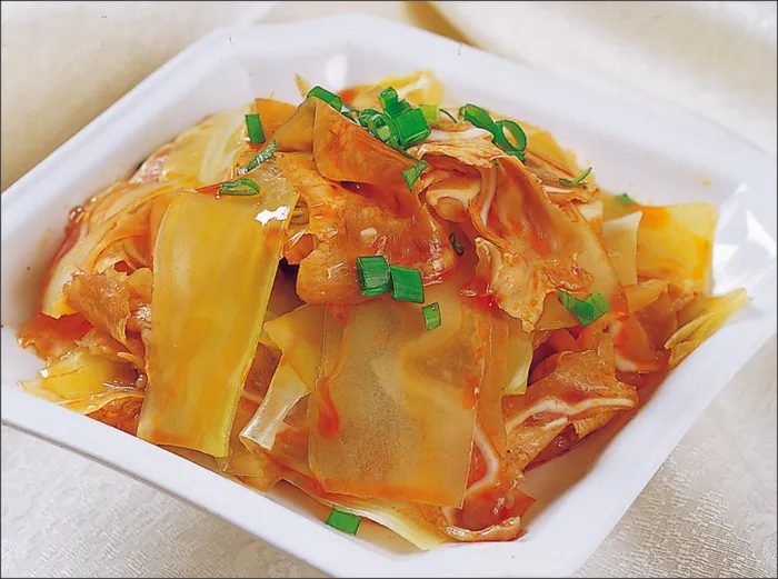 0806l-453大刀耳片拌牛舌（青笋片）