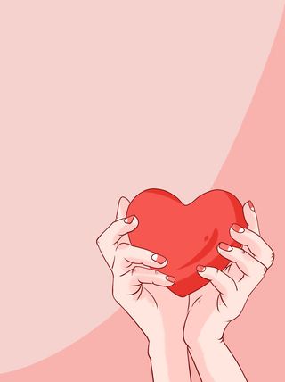 红色公益爱心慈善活动宣传海报展板背景图片PSD分层设计素材模板